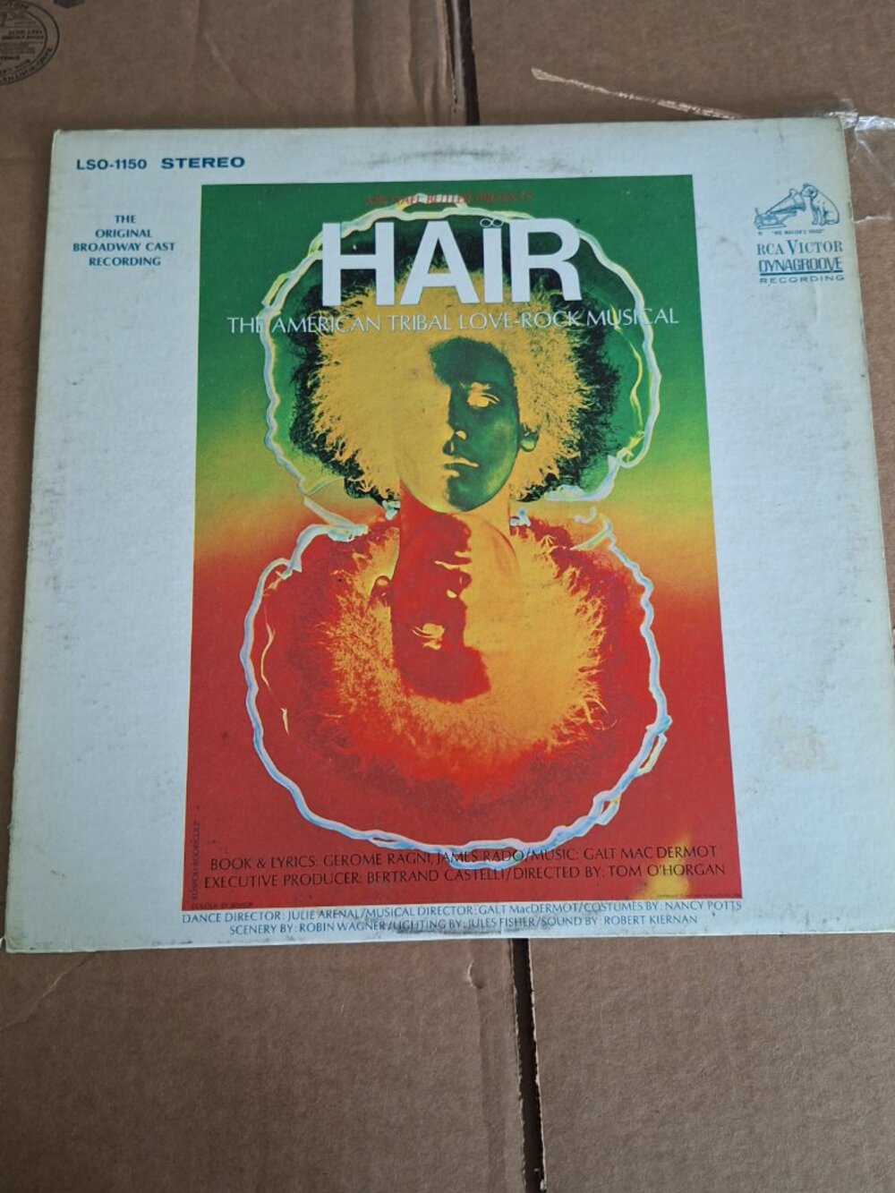Hair lp record